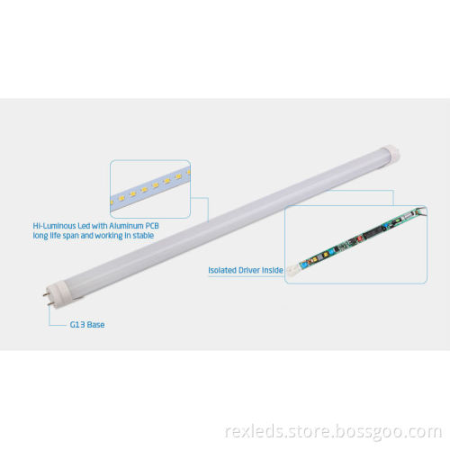 Smd3014 Energy Savings T8 Led Tube Smd3528 G13 4ft 18w Led T8 Tube